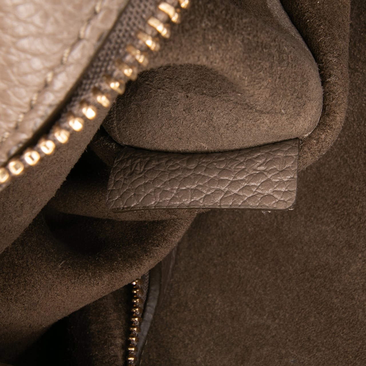 Celine Small Leather Phantom Cabas Tote Bruin
