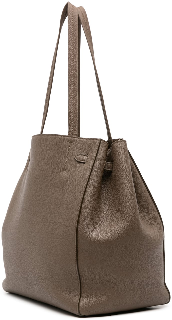 Celine Small Leather Phantom Cabas Tote Bruin