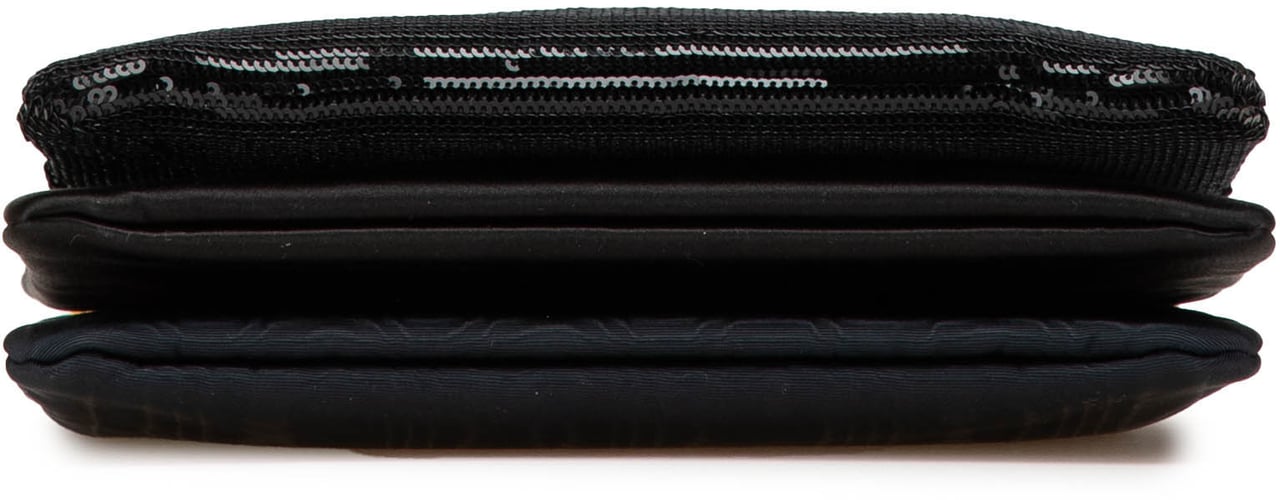 Celine Small Sequin Trio Crossbody Zwart