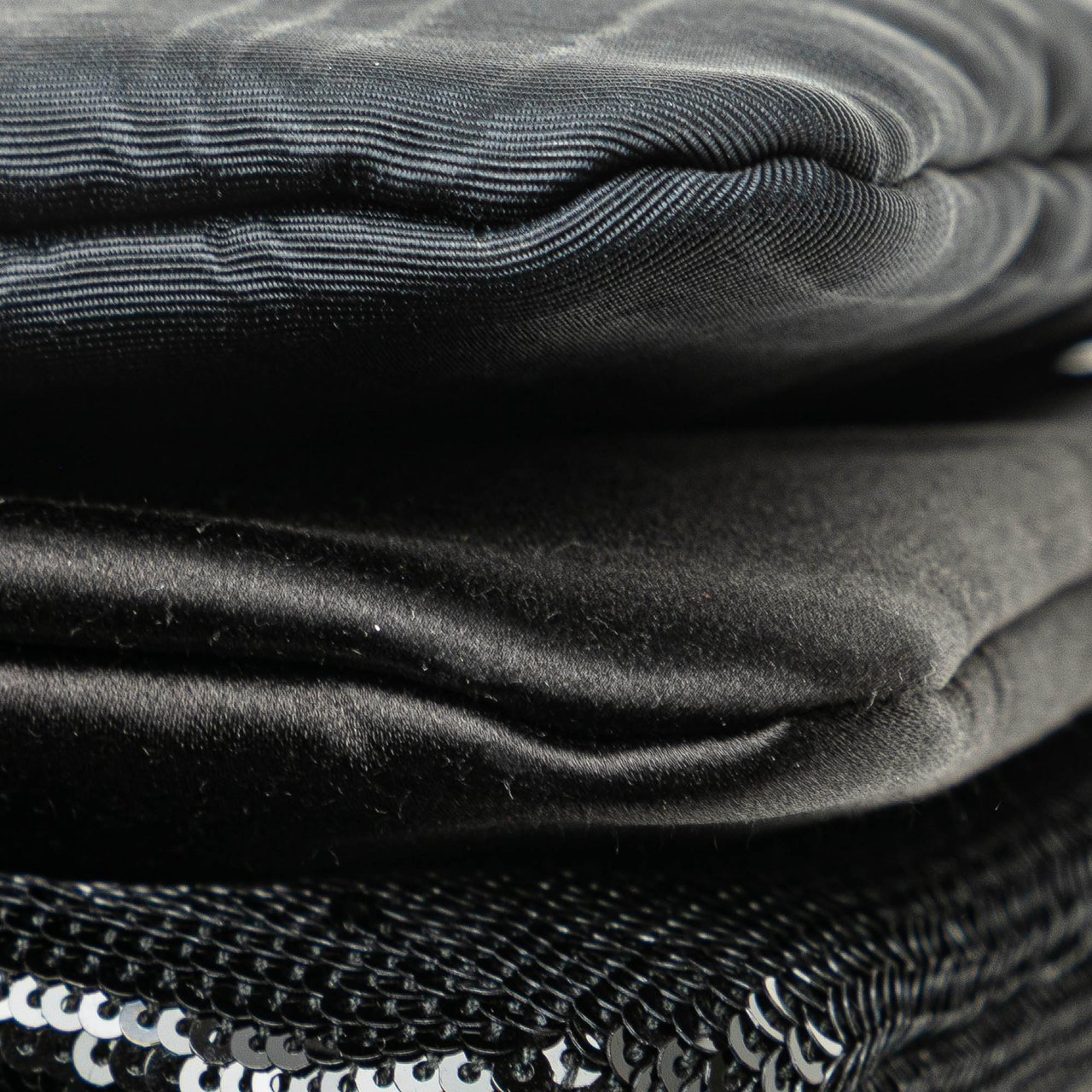 Celine Small Sequin Trio Crossbody Zwart