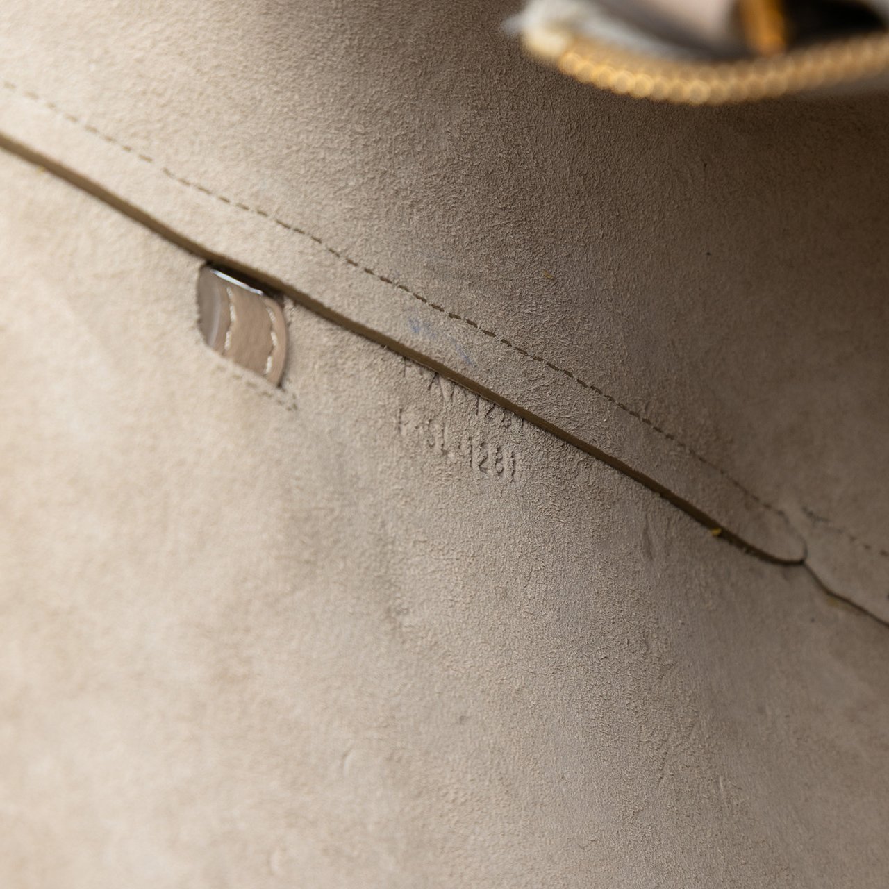 Celine Nano Grained Calfskin Belt Bag Bruin