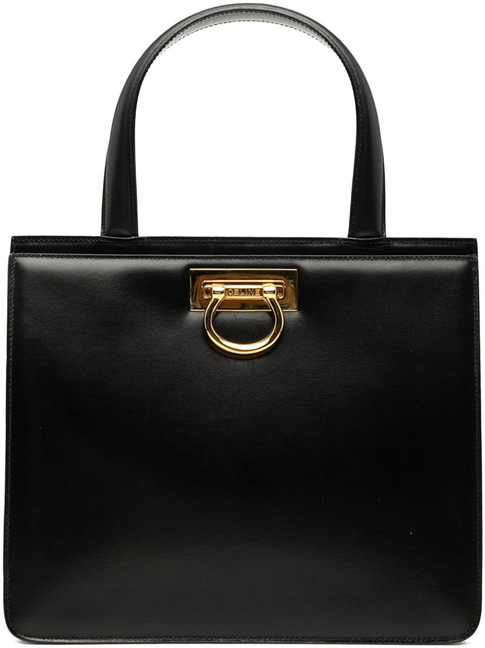 Celine Leather Handbag Zwart