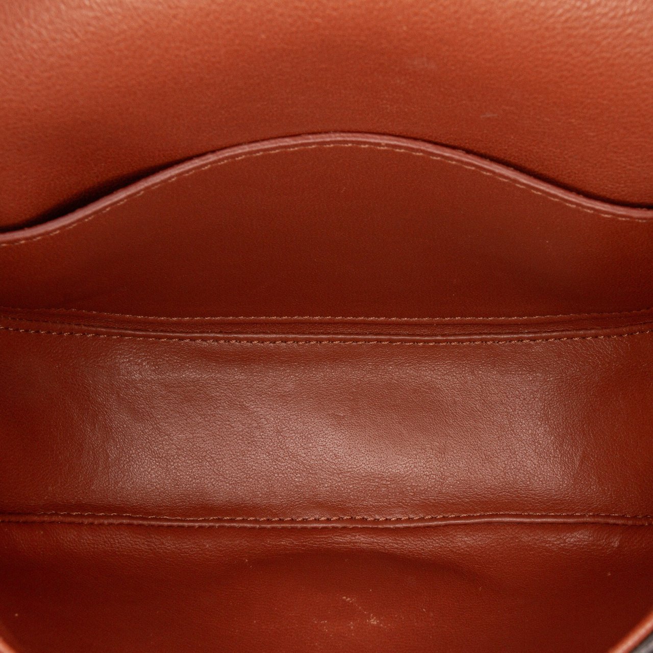 Celine Small Leather Crecy Flap Crossbody Bruin