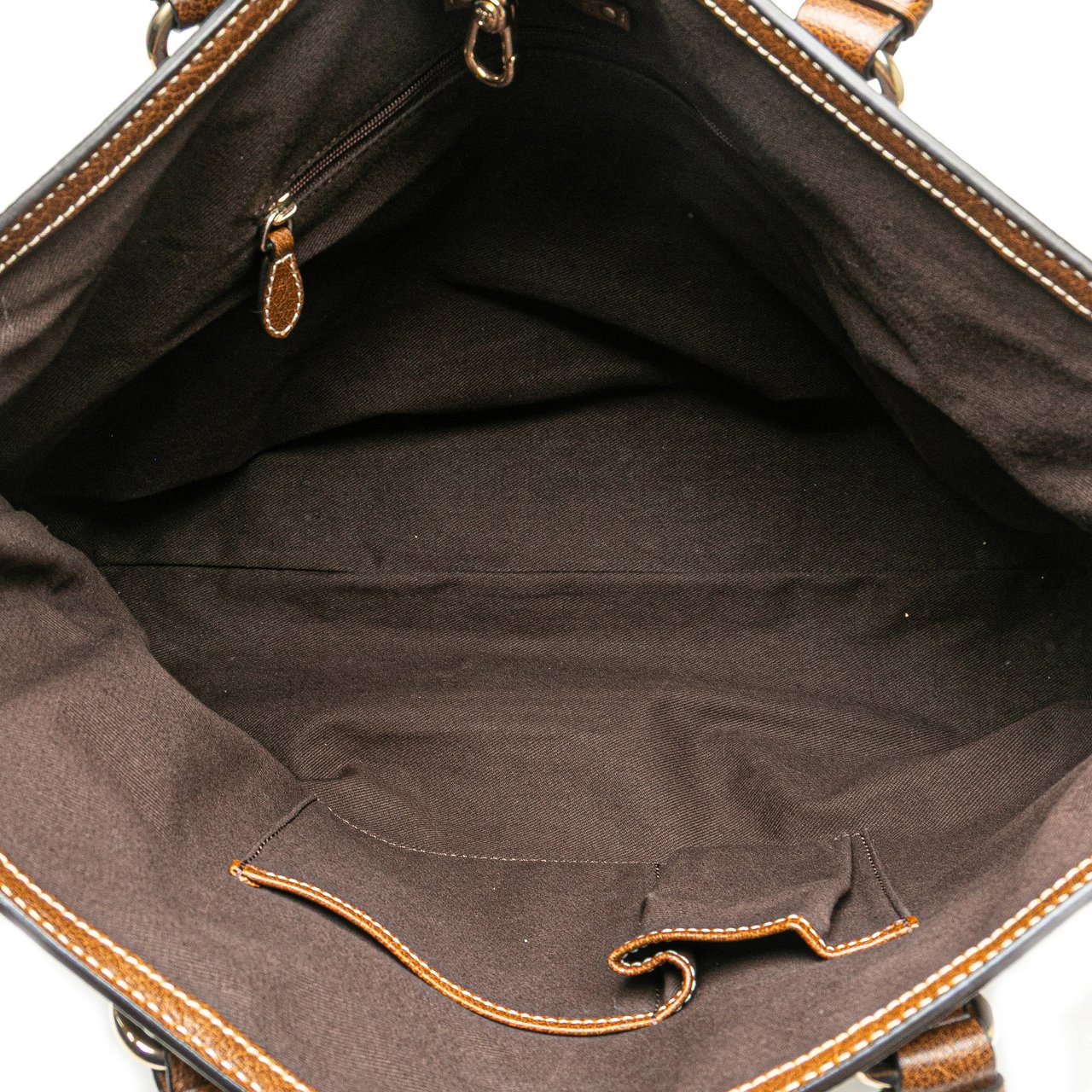Celine Canvas Carriage Tote Bruin