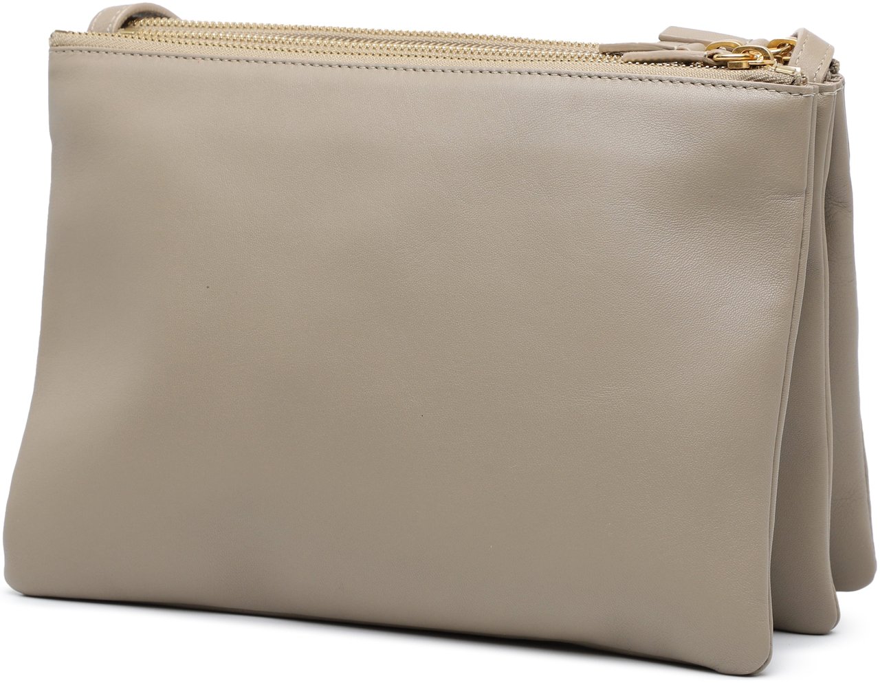 Celine Large Lambskin Trio Crossbody Bruin