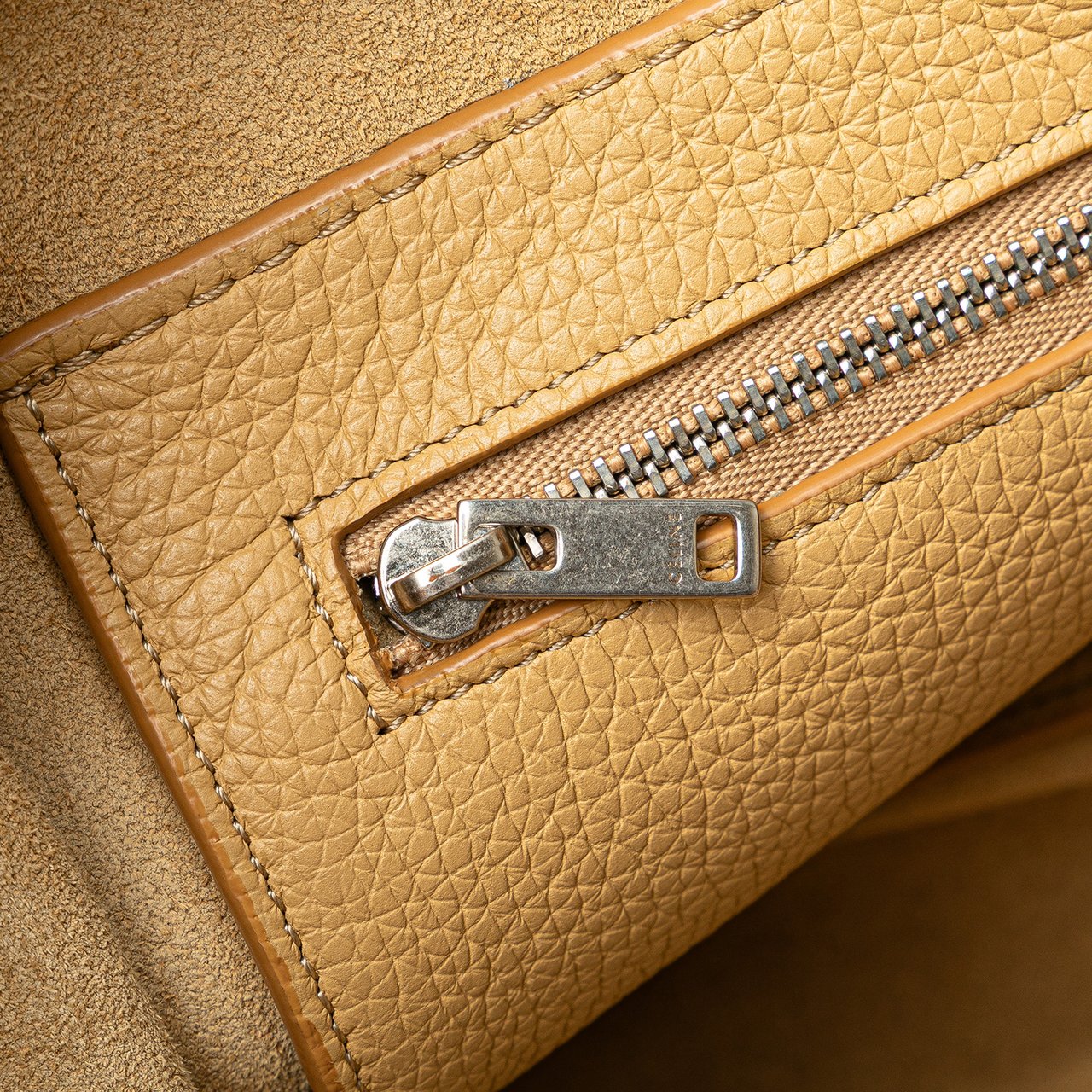 Celine Small Leather Big Bag Bruin