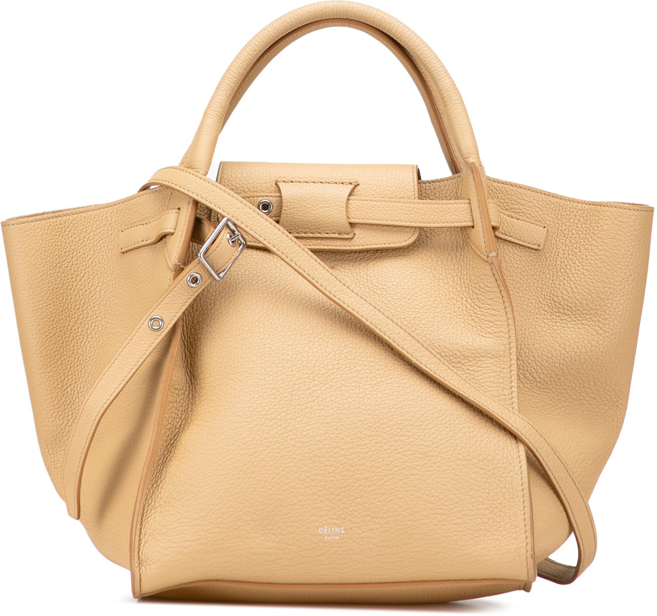 Celine Small Leather Big Bag Bruin