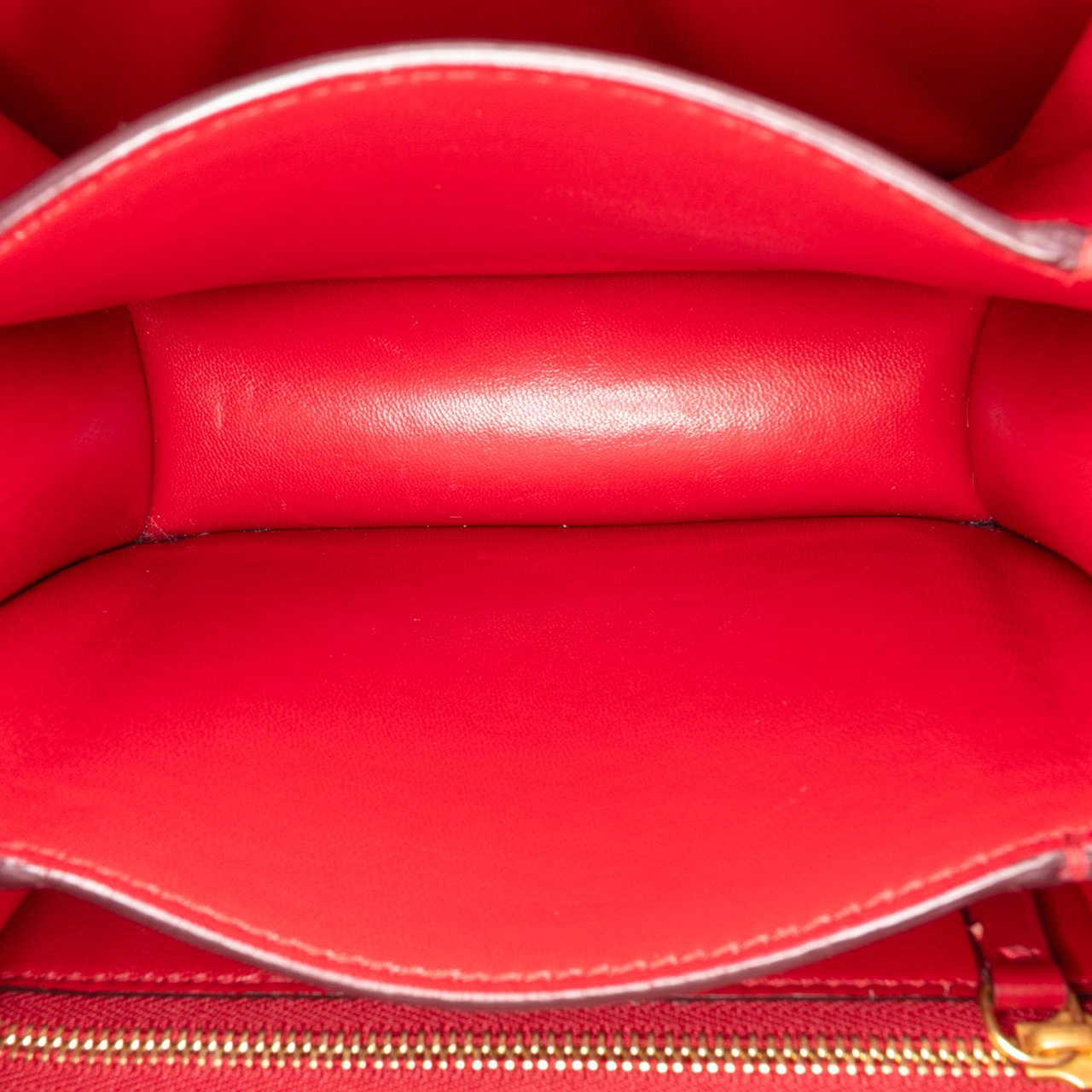 Celine Small Calfskin Classic Box Rood