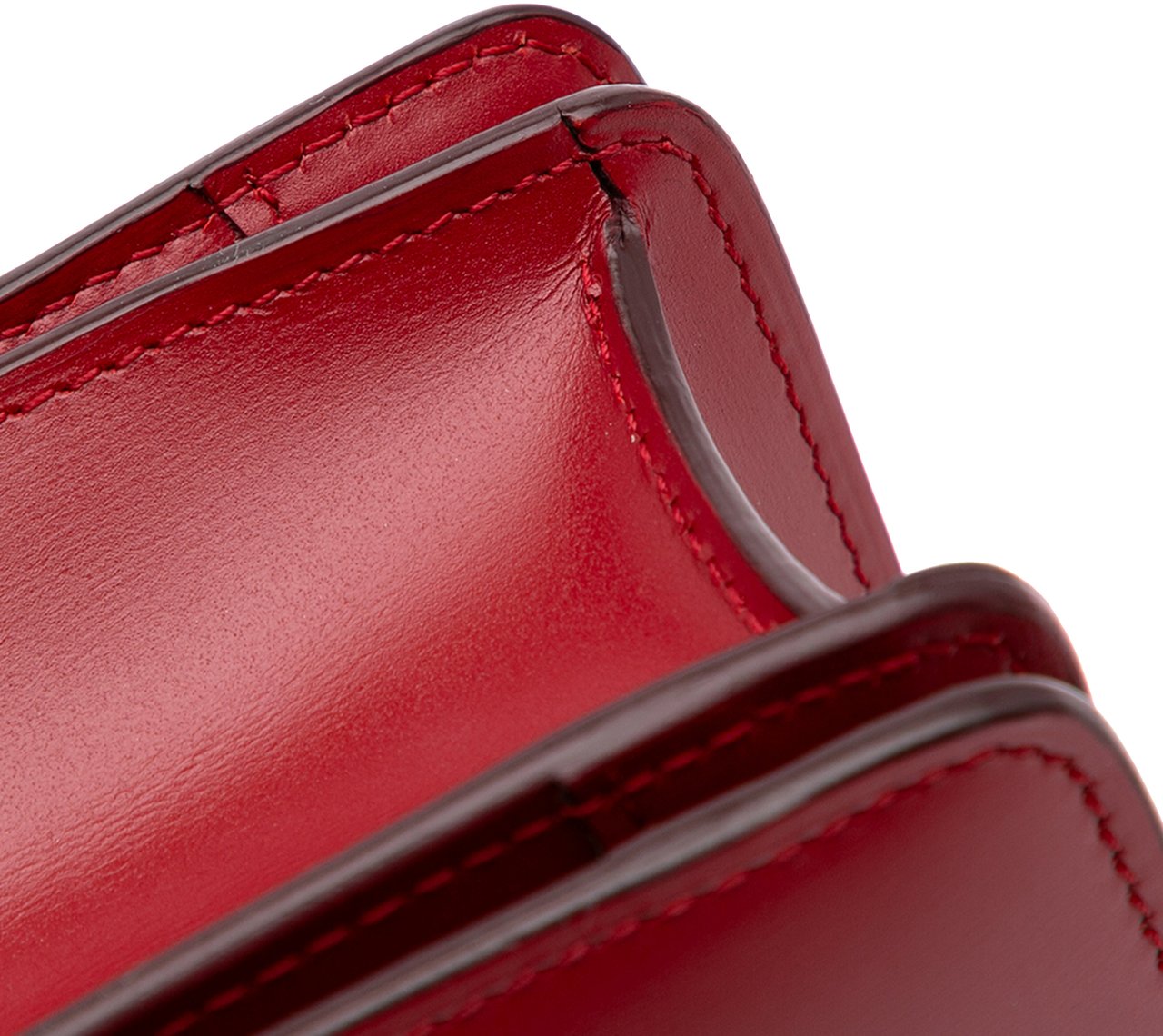 Celine Small Calfskin Classic Box Rood