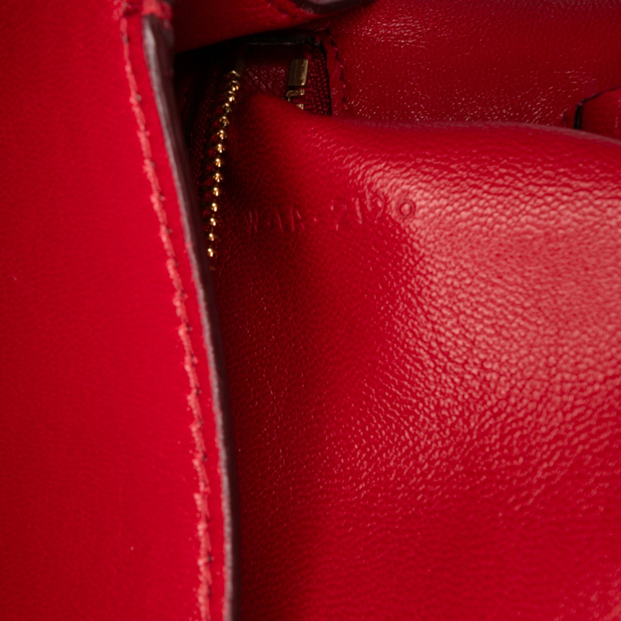 Celine Small Calfskin Classic Box Rood