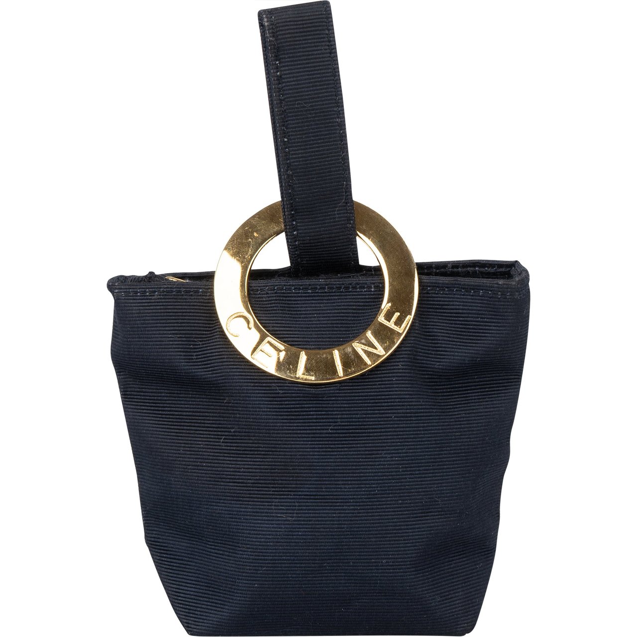Celine Celine Blue Micro Pouch Bag Blauw