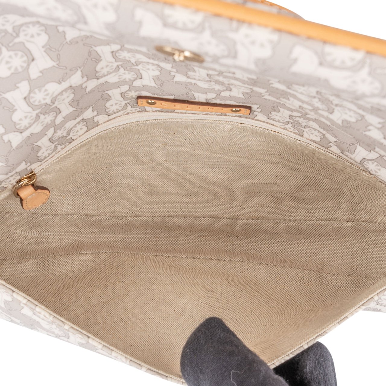 Celine Celine Maccadam Triomphe Monogram Handbag Divers