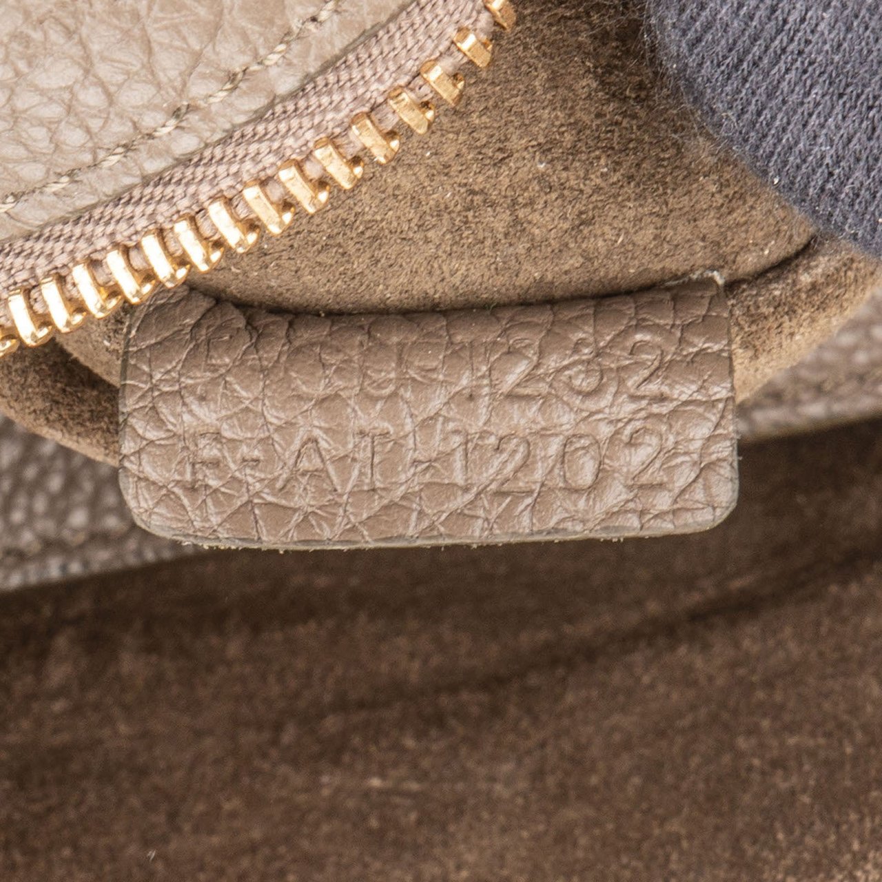 Celine Taupe Grained Calfskin Phantom Cabas Shoulder Bag Taupe