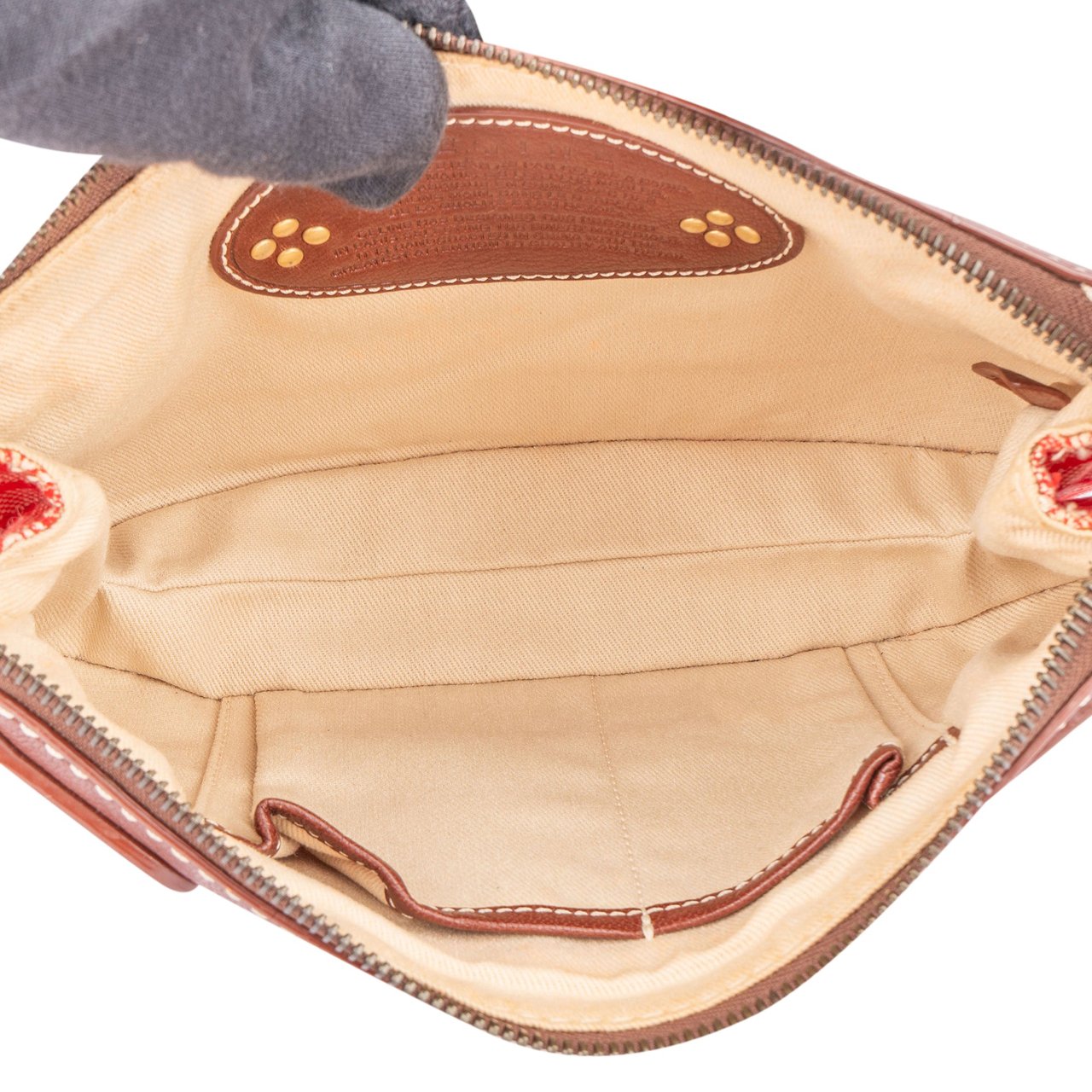 Celine Celine Maccadam Monogram Handbag Rood