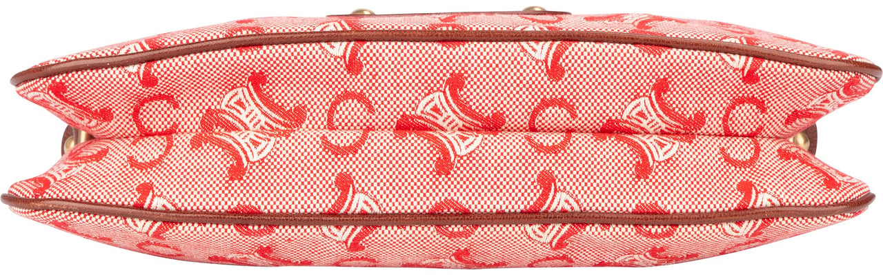 Celine Maccadam Monogram Handbag Rood