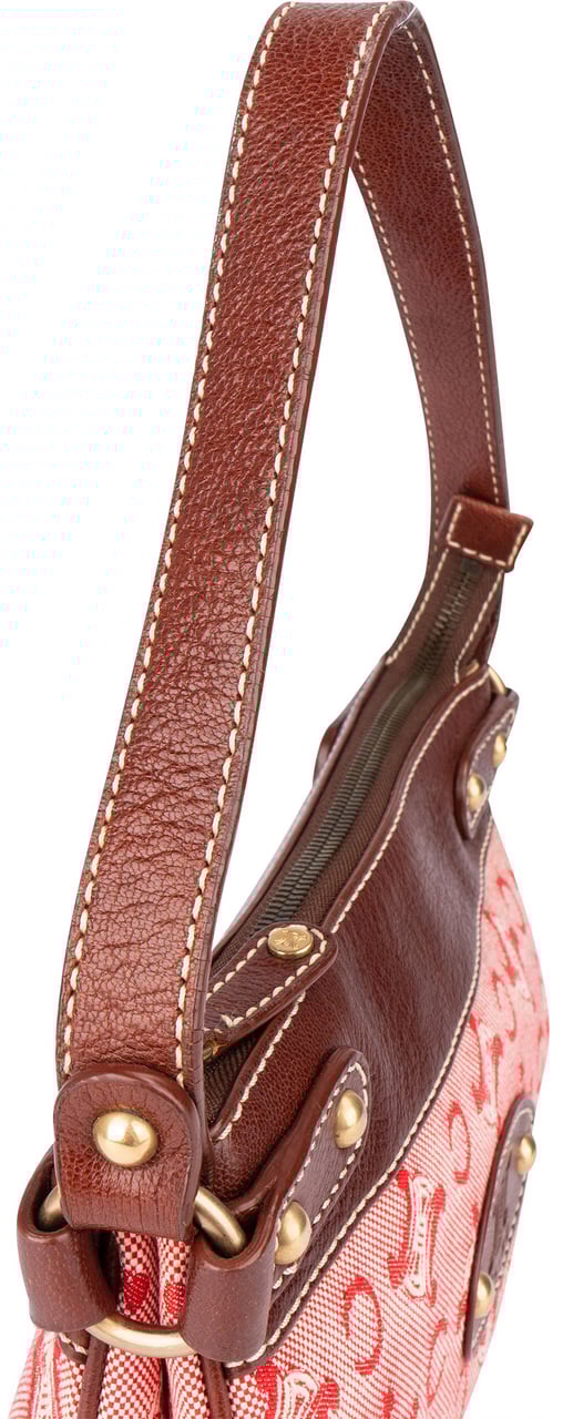 Celine Celine Maccadam Monogram Handbag Rood