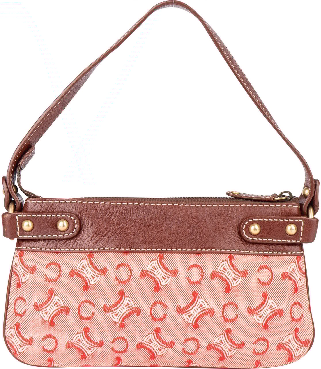 Celine Celine Maccadam Monogram Handbag Rood