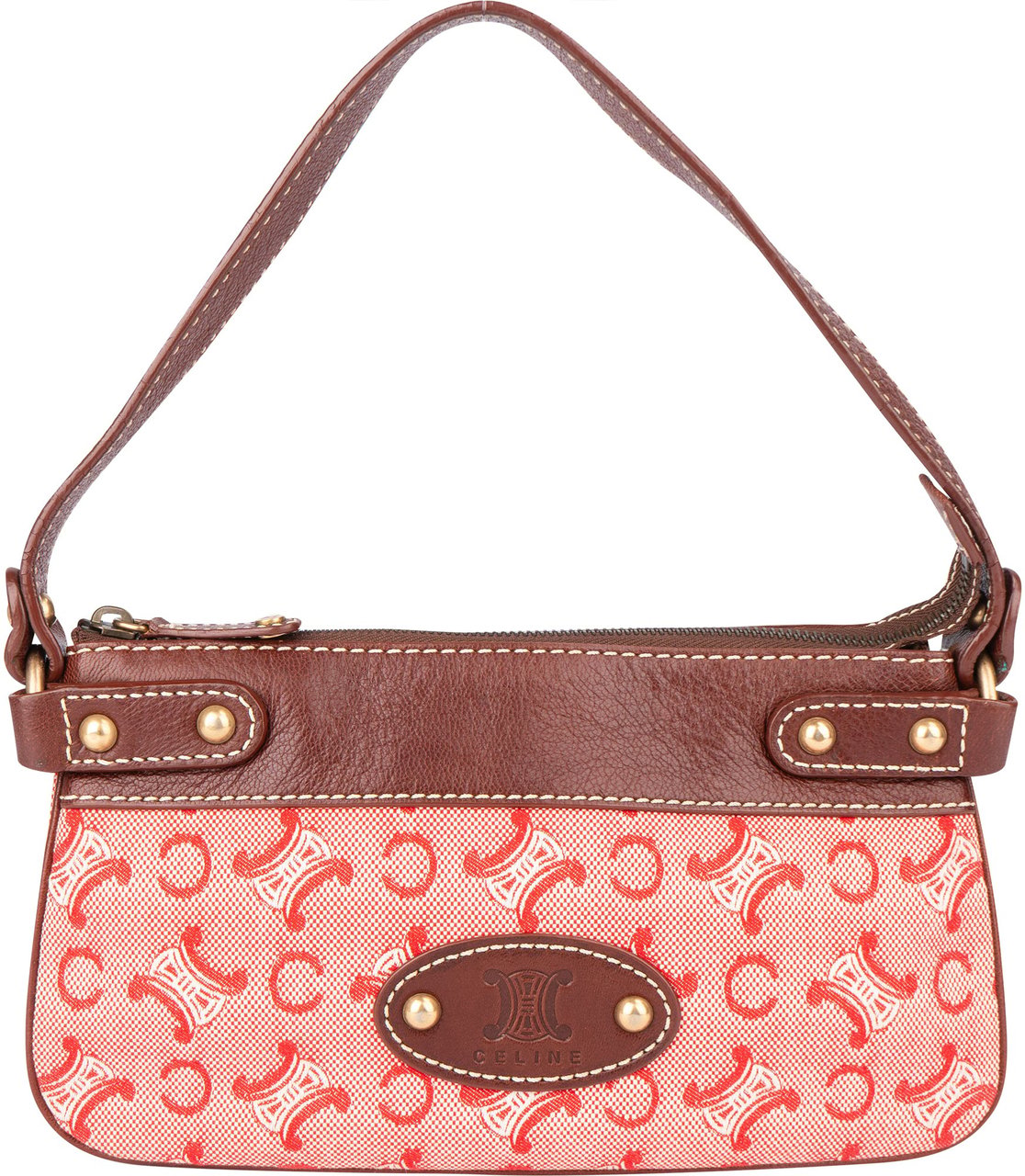 Celine Maccadam Monogram Handbag Rood