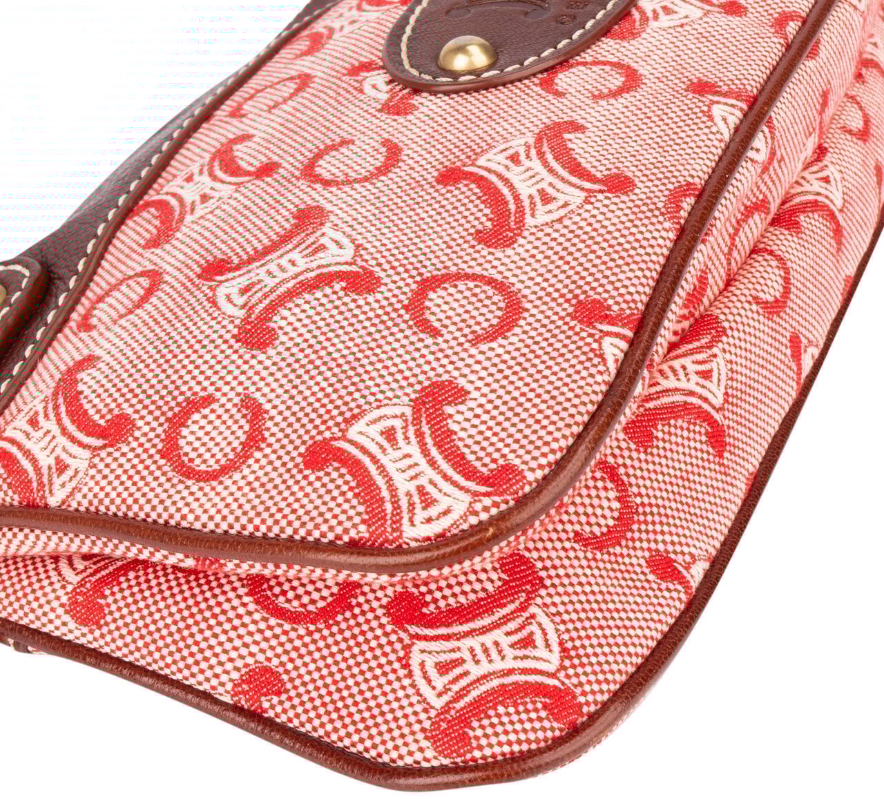 Celine Celine Maccadam Monogram Handbag Rood