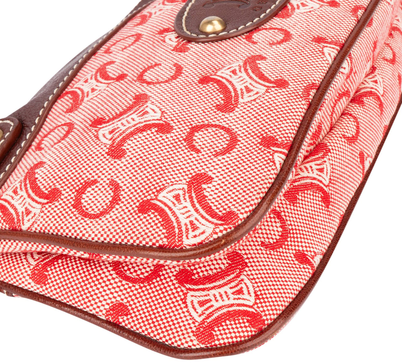 Celine Maccadam Monogram Handbag Rood
