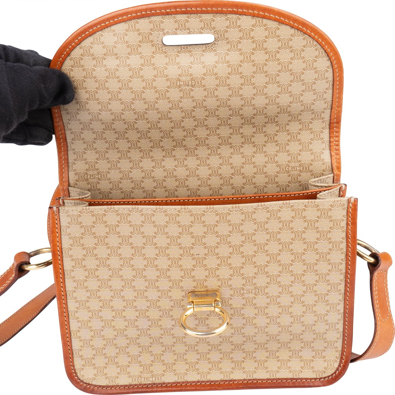 Celine Celine Maccadam Monogram Crossbody Bag Divers