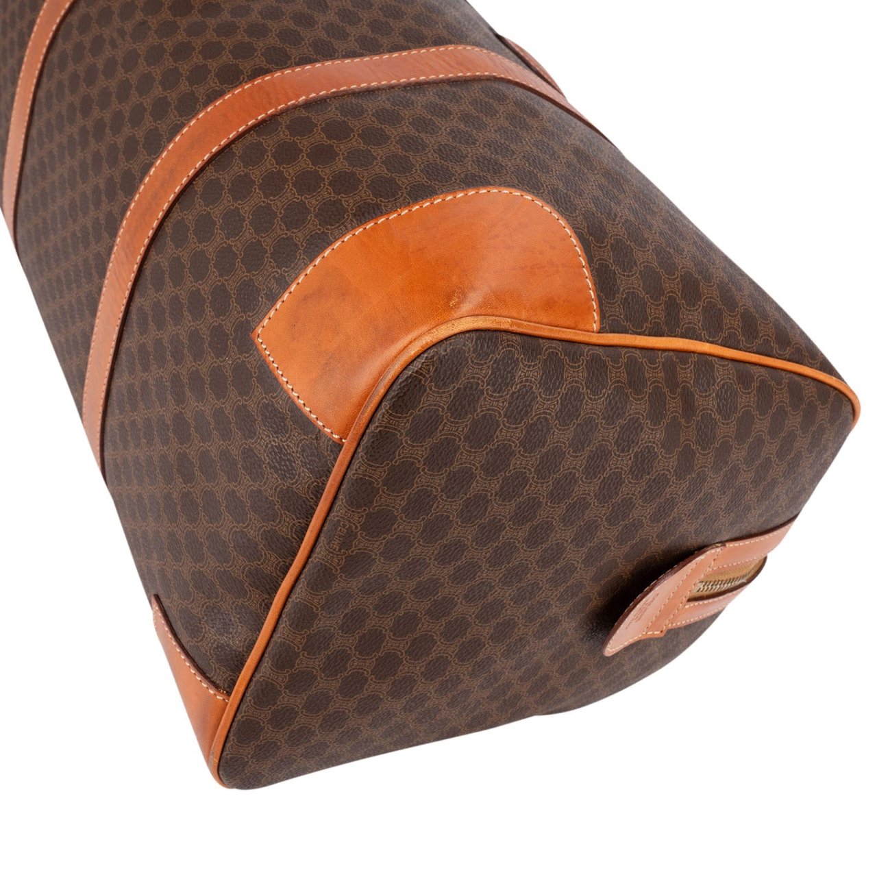 Celine Monogram Macadam Canvas Boston 45 Travel Bag Bruin