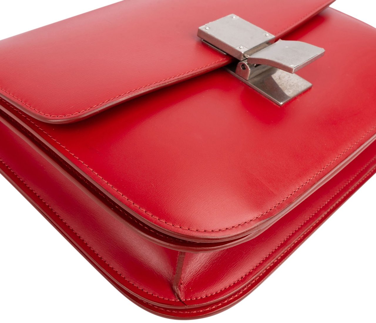 Celine Boxcalf Classic Box Medium Crossbody Bag Rood