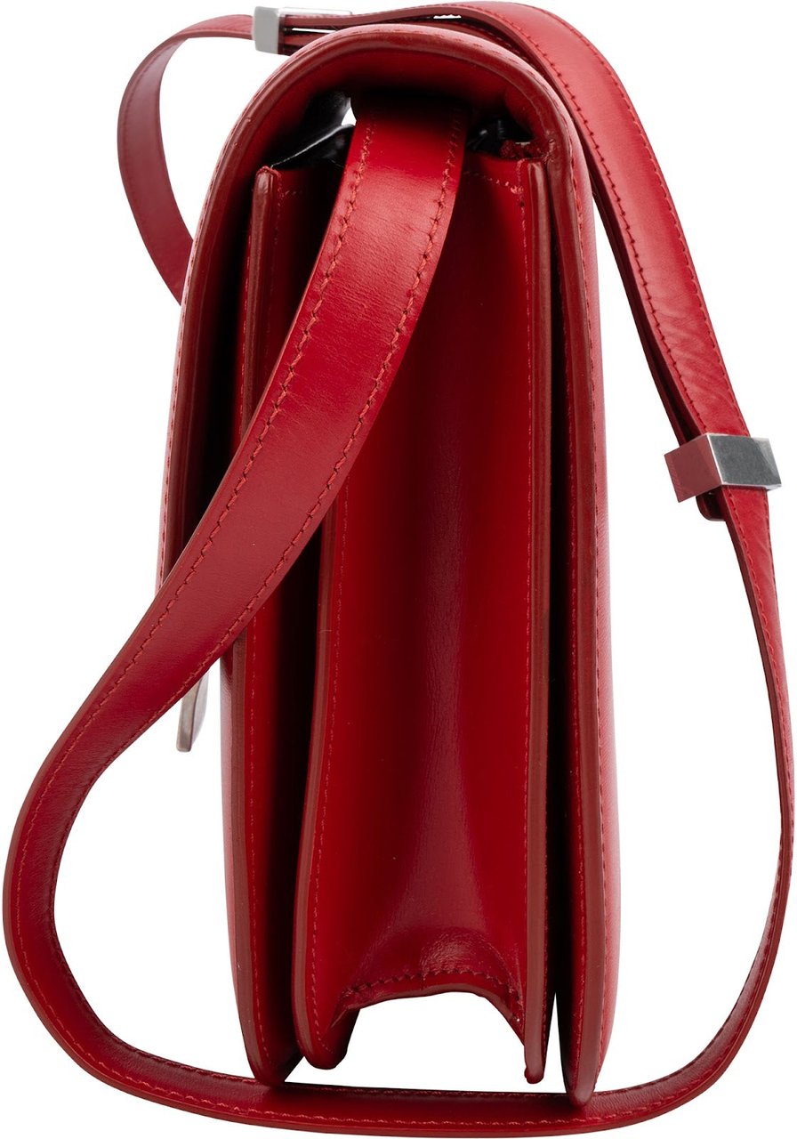 Celine Boxcalf Classic Box Medium Crossbody Bag Rood
