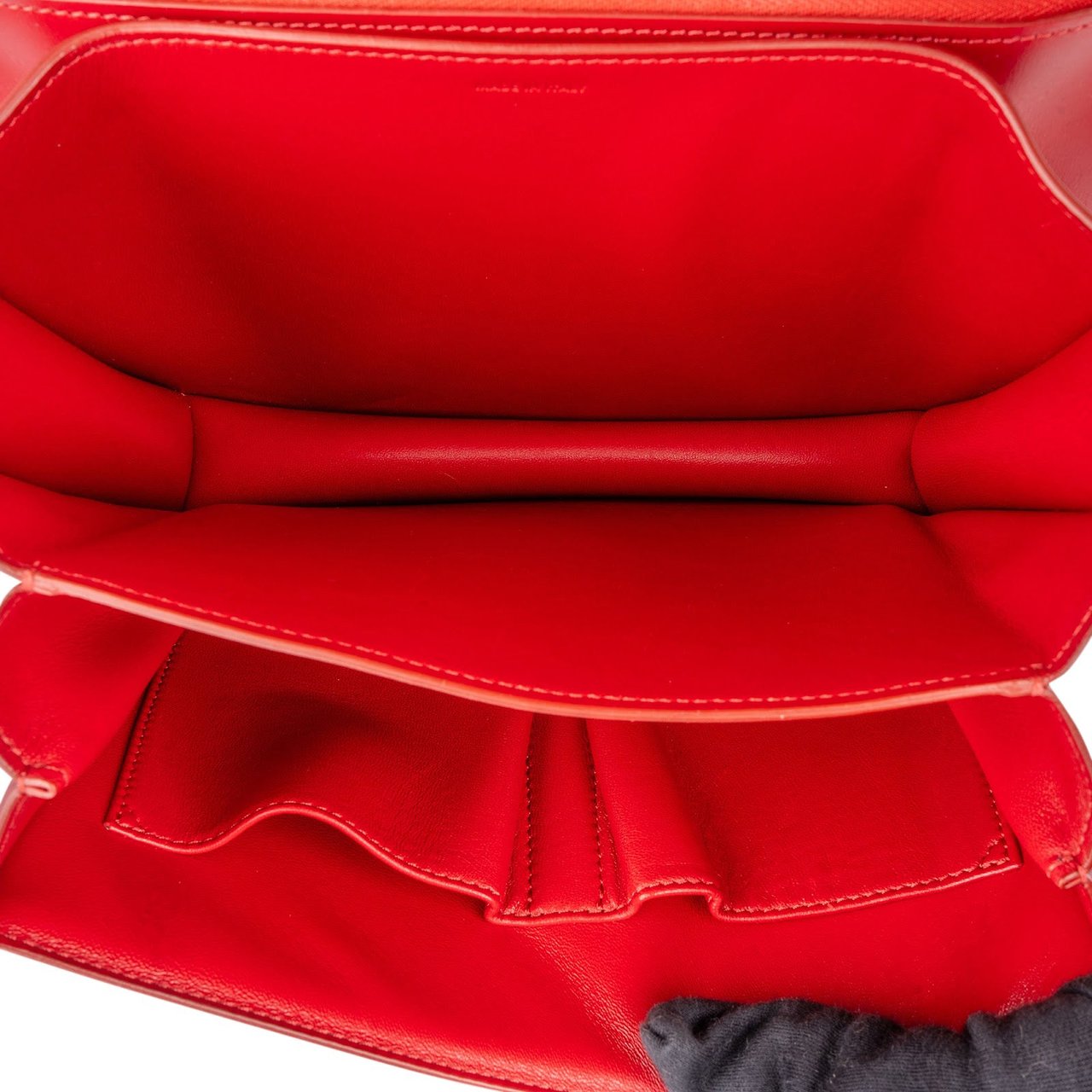 Celine Boxcalf Classic Box Medium Crossbody Bag Rood