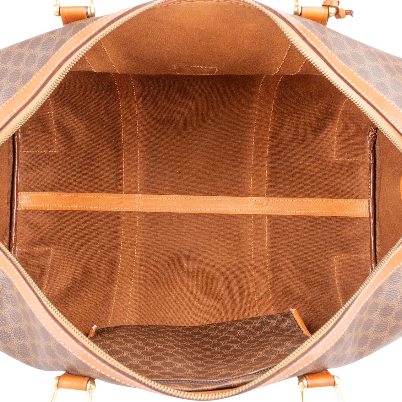 Celine Macadam Monogram Boston 50 Travel Bag Bruin