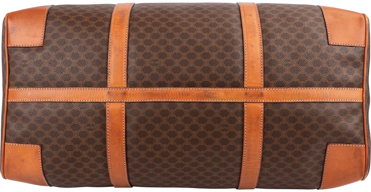 Celine Macadam Monogram Boston 50 Travel Bag Bruin