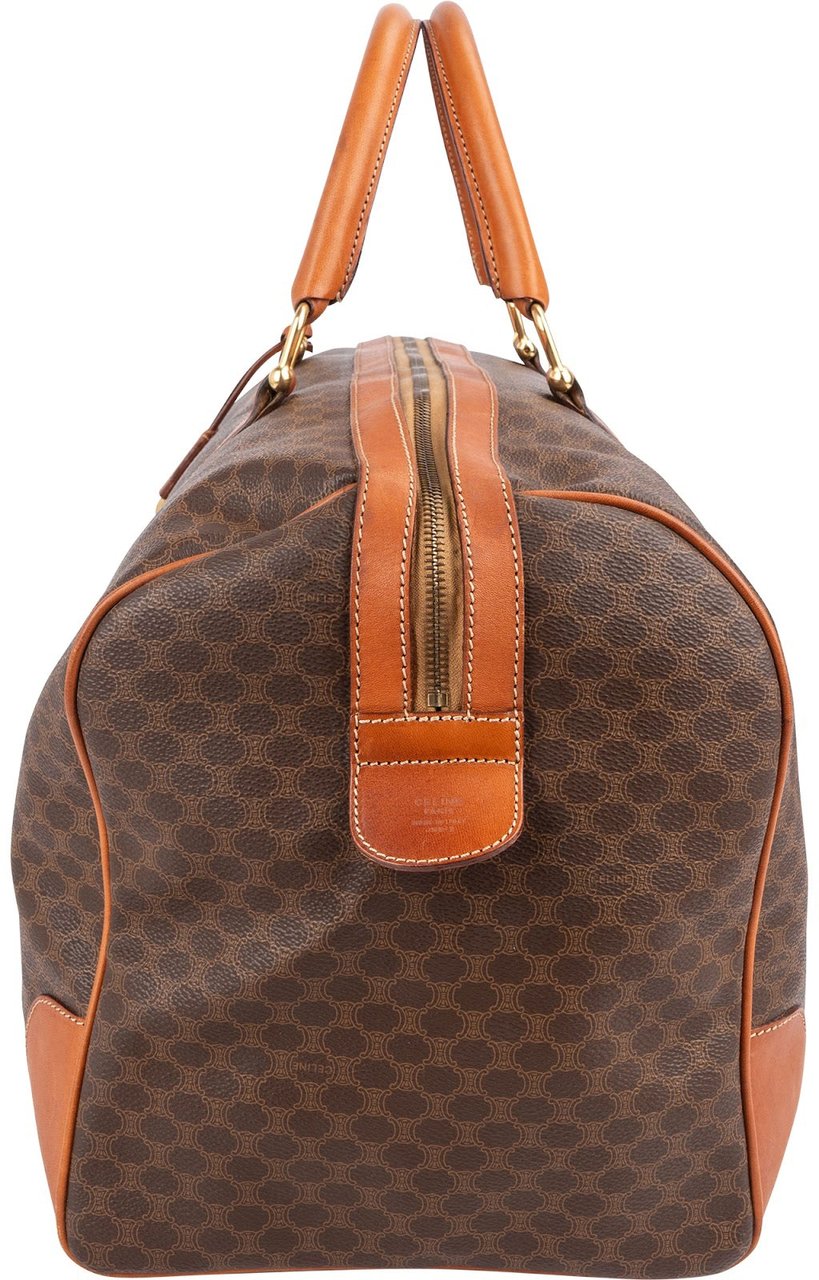 Celine Macadam Monogram Boston 50 Travel Bag Bruin