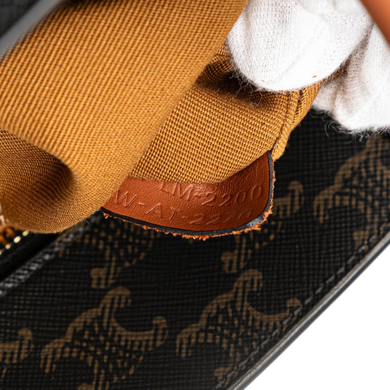 Celine Small Paris Print Triomphe Coated Canvas Vertical Cabas Tote Bruin