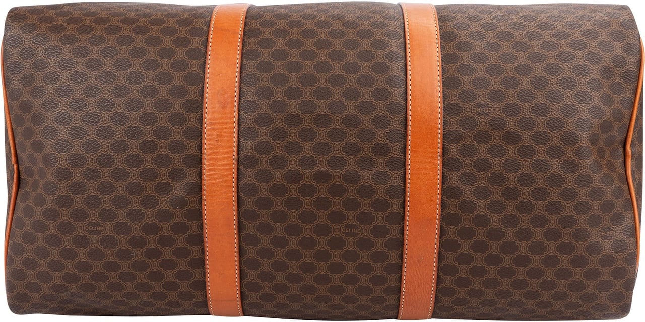 Celine Monogram Macadam Canvas Boston 45 Travel Bag Bruin