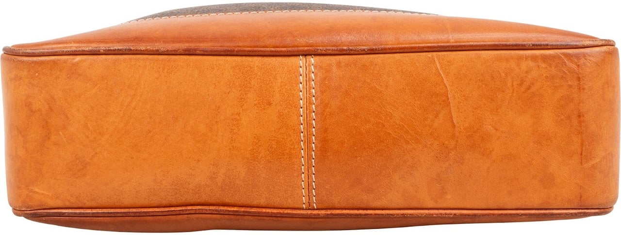 Celine Macadam Monogram Ring Lock Shoulder Bag Bruin