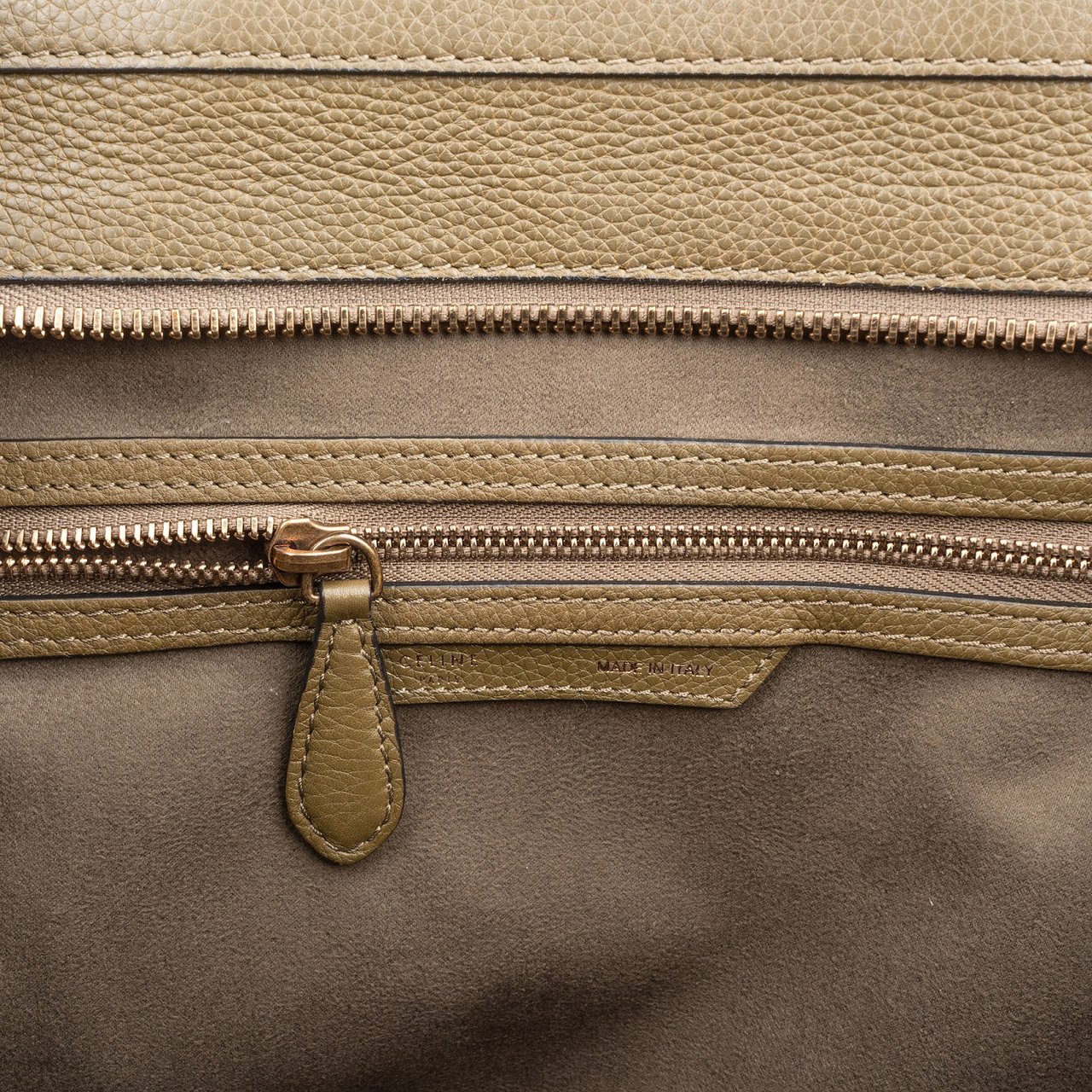 Celine Céline Grained Calfskin Large Luggage Handbag Divers