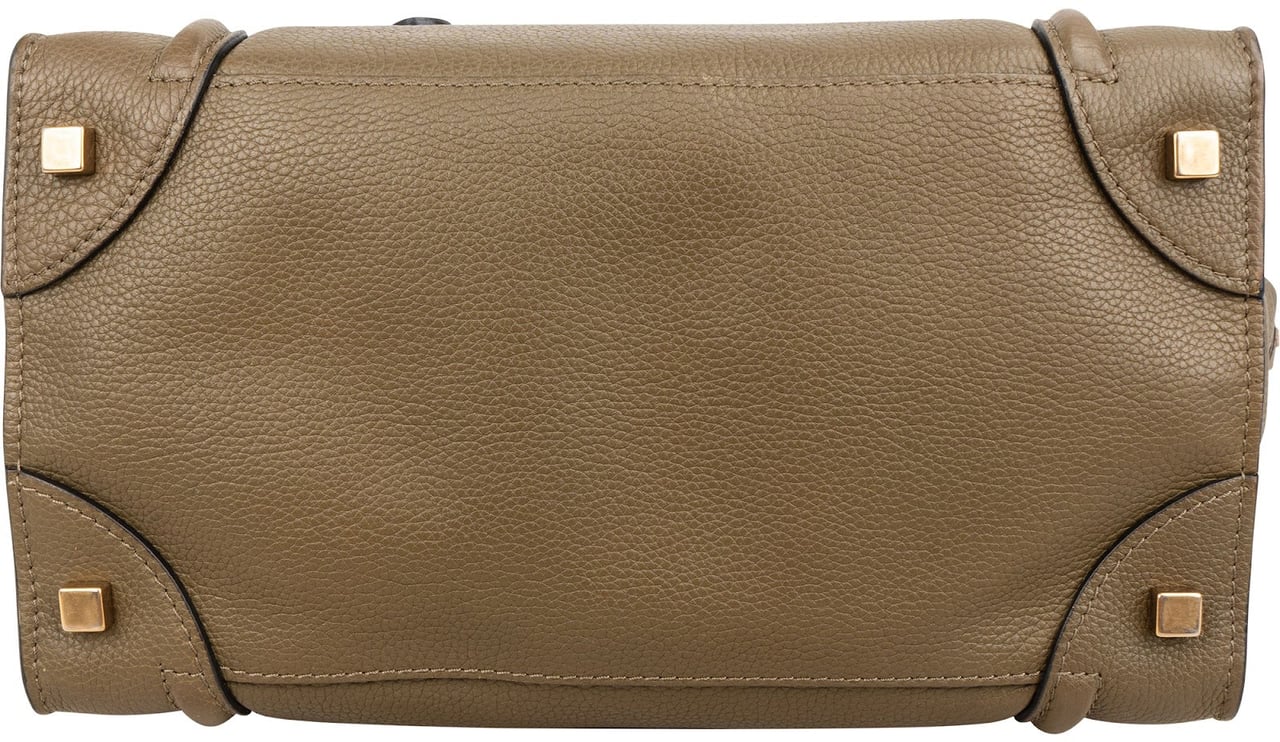Celine Céline Grained Calfskin Large Luggage Handbag Divers