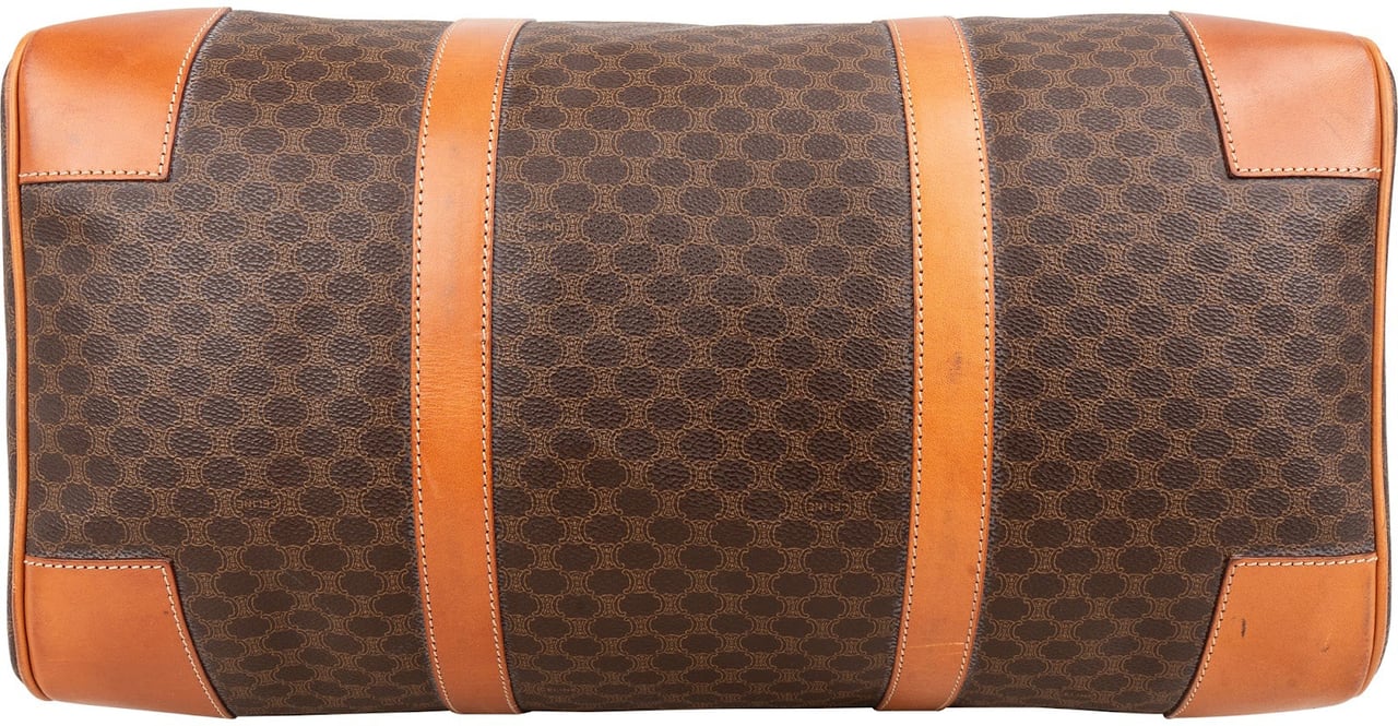 Celine Monogram Macadam Canvas Boston 45 Travel Bag Bruin