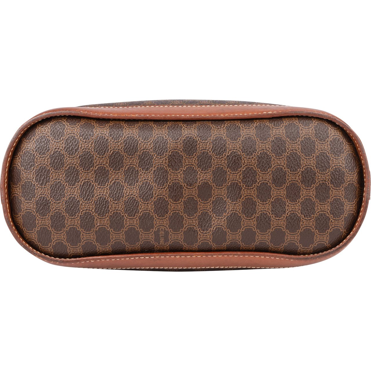 Celine Celine Maccadam Monogram Handbag Bruin