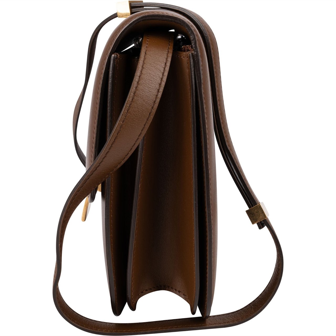 Celine Classic Brown Boxcalf Leather Medium Boc Crossbody Bag Bruin