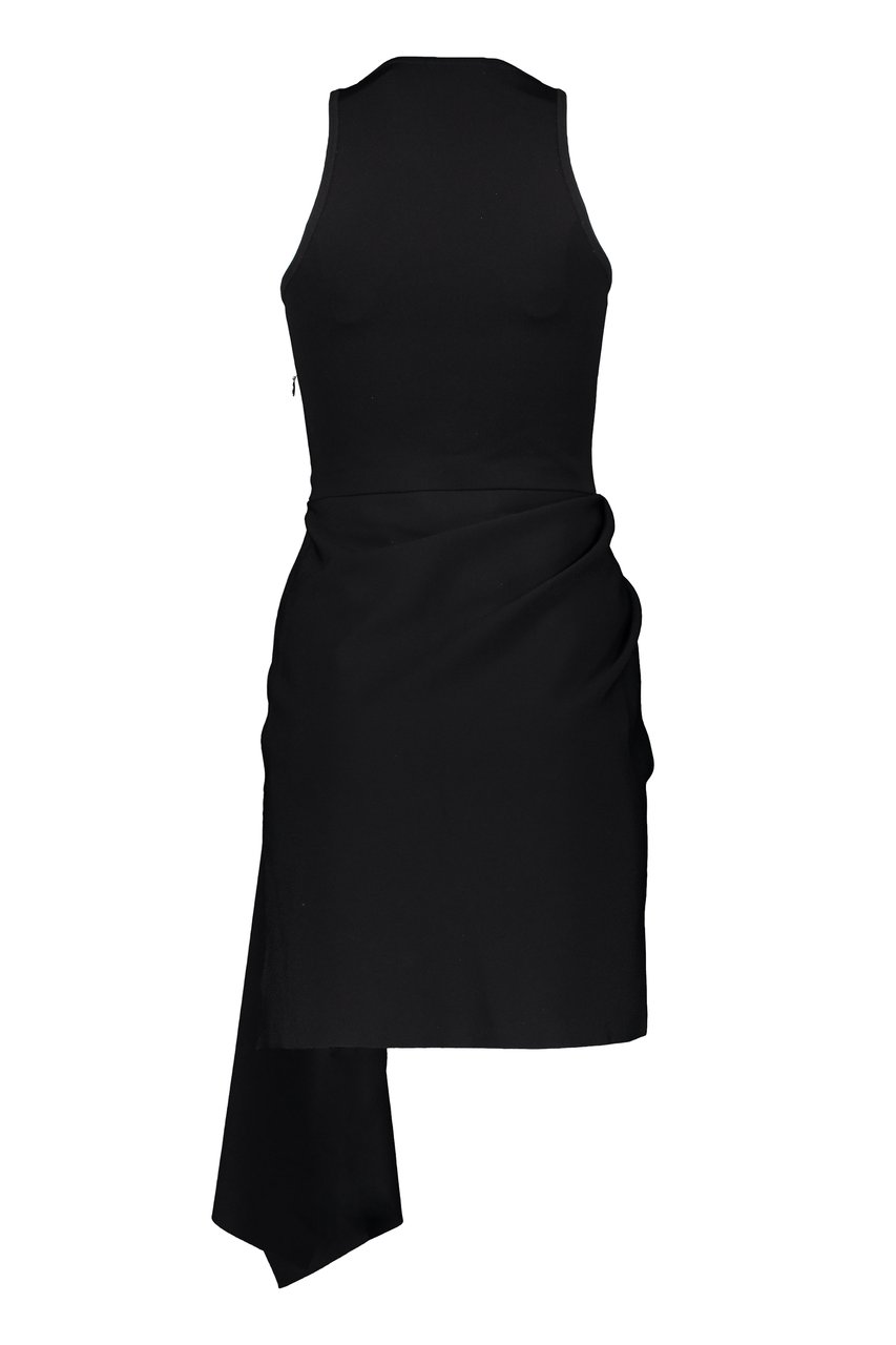 Celine Draped dress Zwart