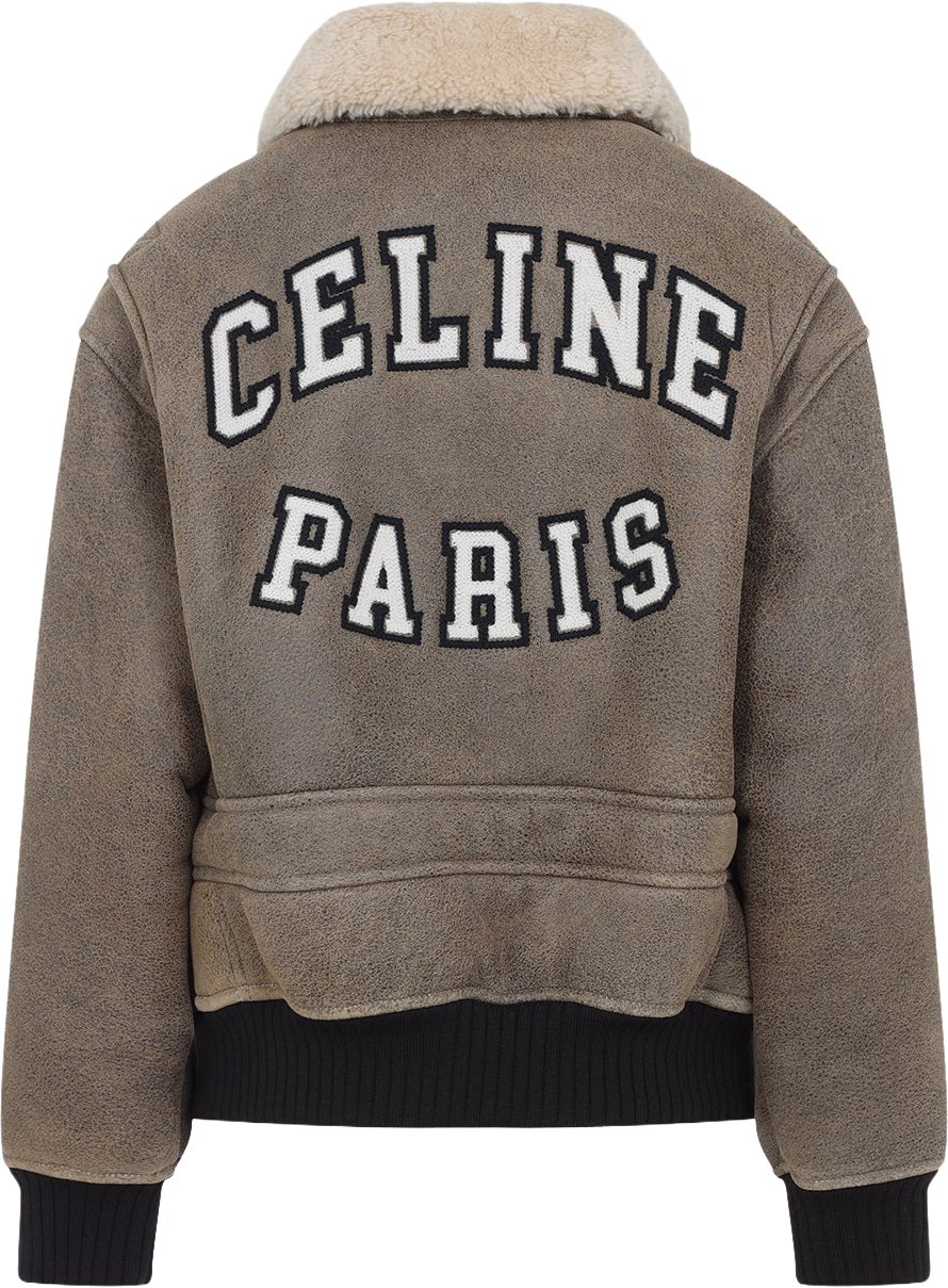 Celine Aviateur Brode Blouson Divers