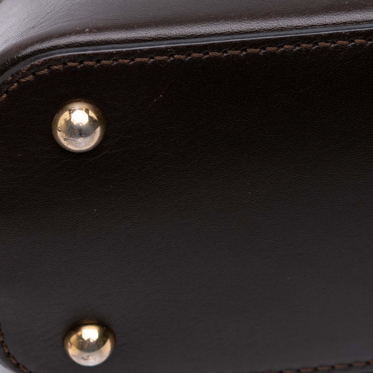Celine C Macadam Canvas Shoulder Bag Bruin