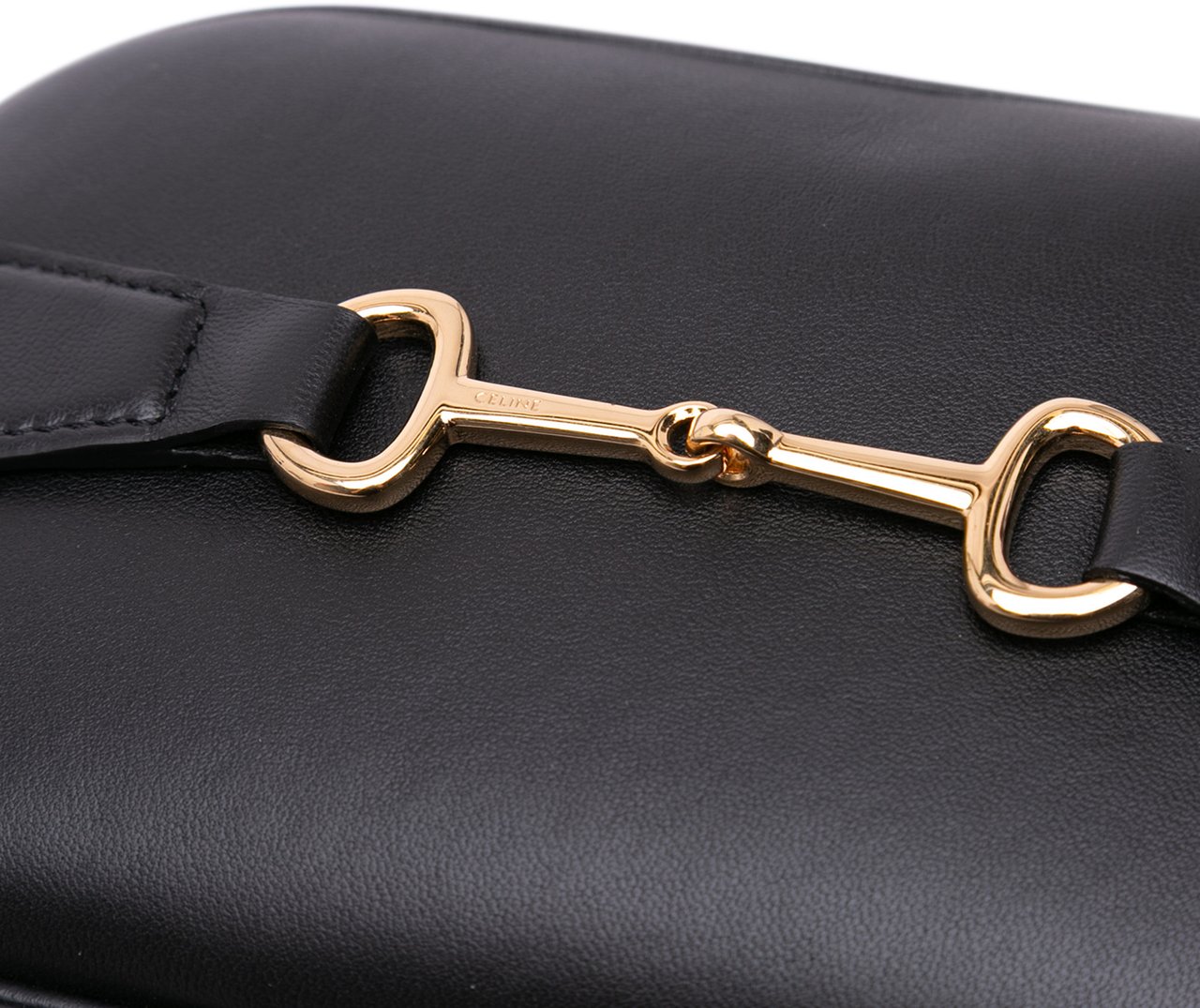 Celine Leather Crecy Belt Bag Zwart