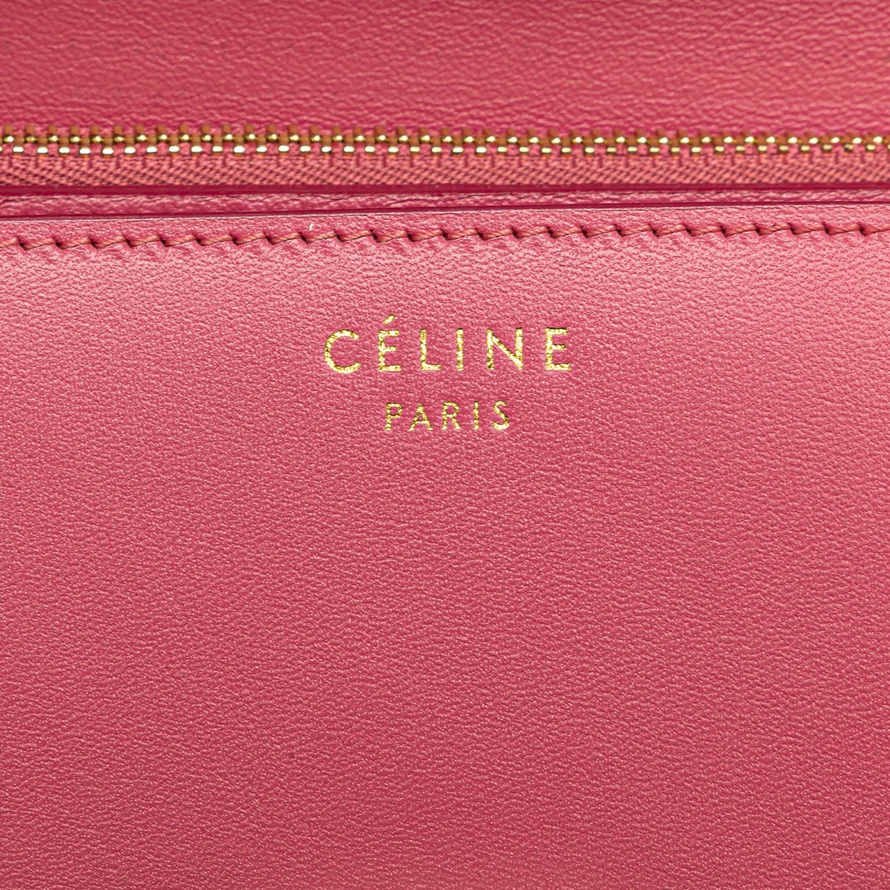 Celine Medium Calfskin Classic Box Roze
