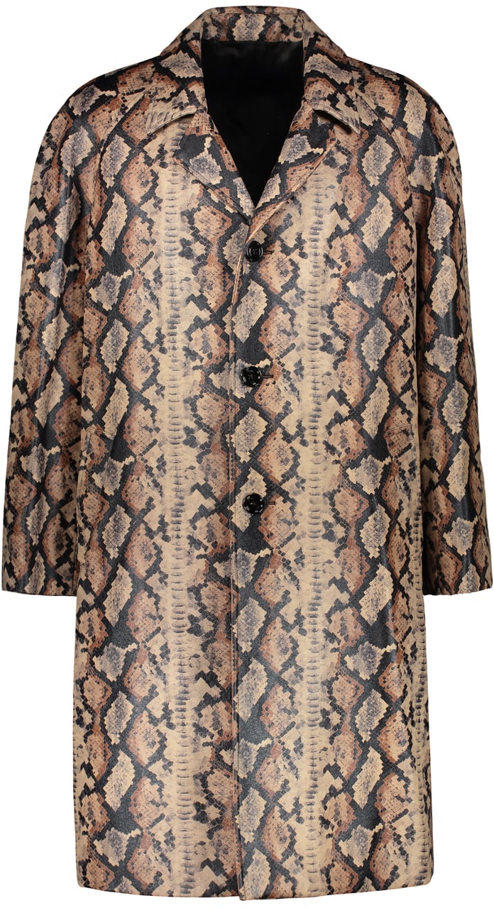 Celine Single-breasted long coat Beige