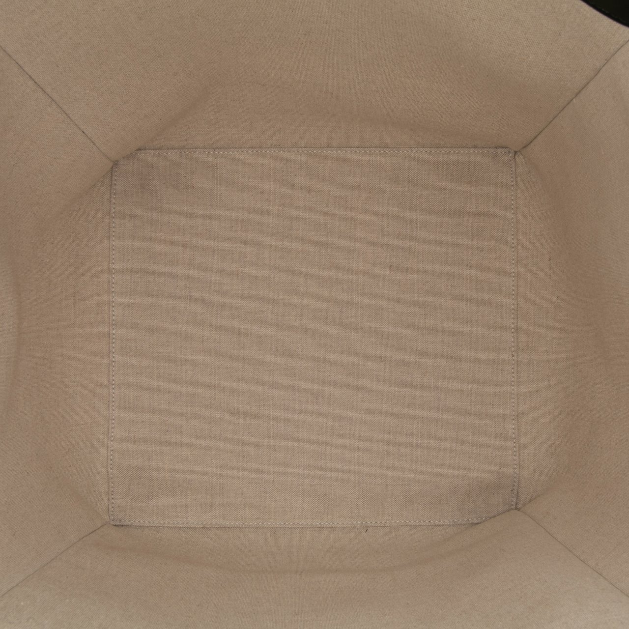 Celine Large Canvas Vertical Square Cabas Tote Bruin