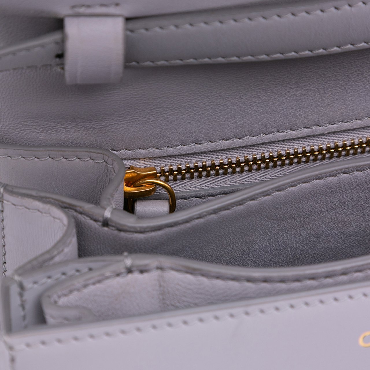 Celine Small Calfskin Classic Box Paars