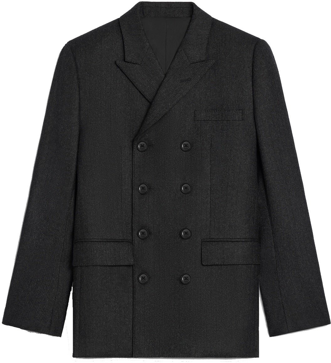 Celine Céline Wool Blazer Jacket Grijs