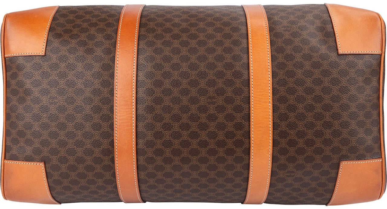 Celine Monogram Macadam Canvas Boston 45 Travel Bag Bruin